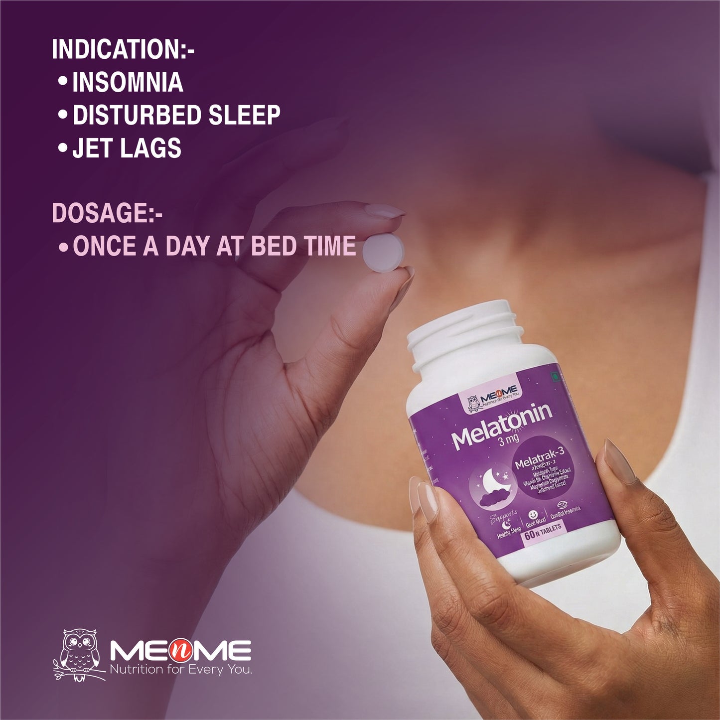 Melatrak-3 | Advanced Sleep Support Formula