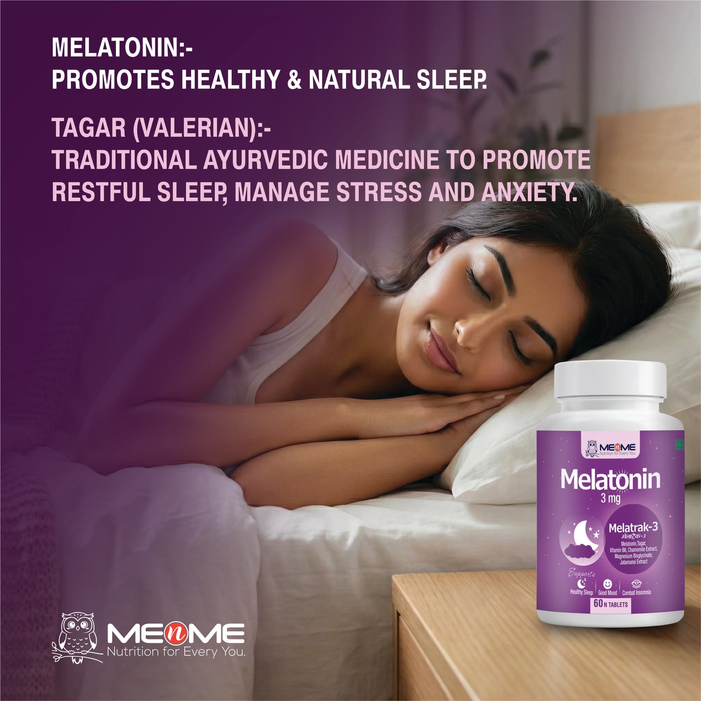 Melatrak-3 | Advanced Sleep Support Formula
