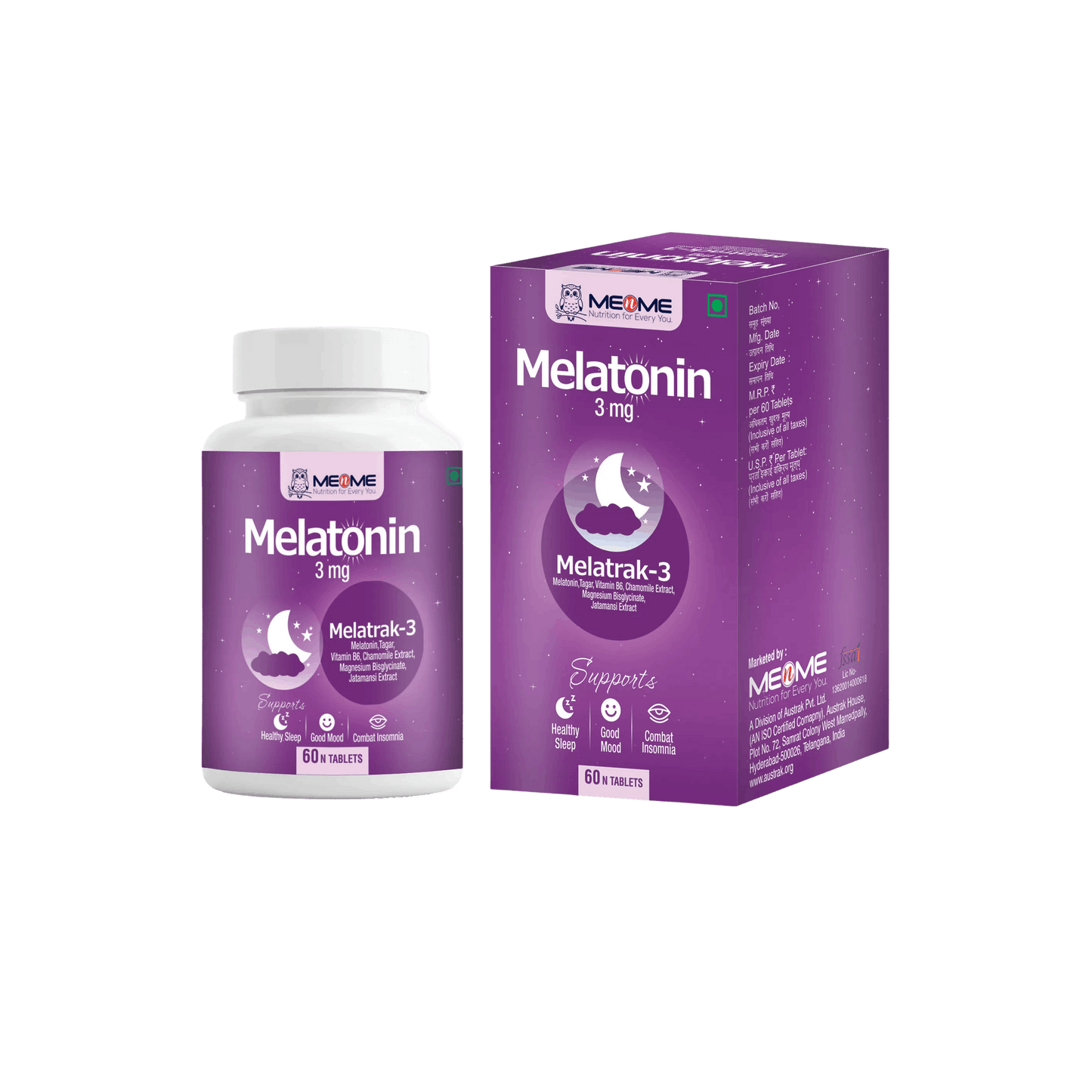 Melatrak-3 | Advanced Sleep Support Formula